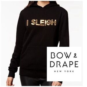 I Sleigh Hooded Sweatshirt Beyoncé Ugly Christmas Size Largd